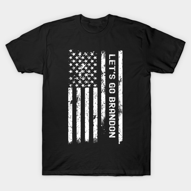 Let's Go Brandon Flag T-Shirt by Etopix